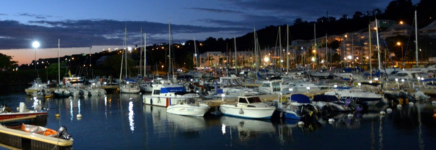 Port de plaisance en Guadeloupe